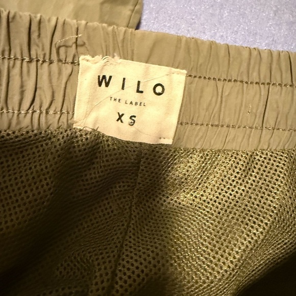 Wilo Gray Sweatpants with Elastic Waistband and Ruched Legs - Picture 1 of 9